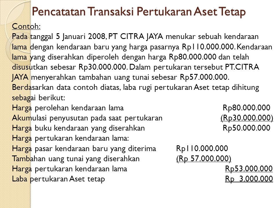 Contoh Soal Dan Jawaban Aktiva Tetap Berwujud Penyusutan Jawaban Buku